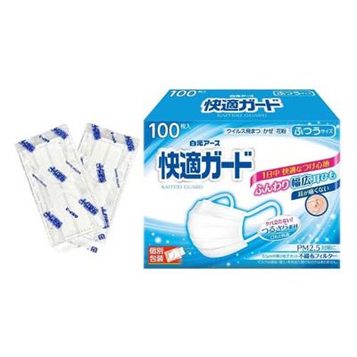Hakugen Earth Comfort Guard Mask Regular 100 pcs
