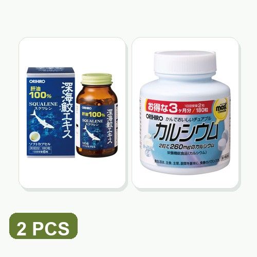 ORIHIRO Daily Wellness Supplement Pair ORIHIRO Daily Wellness Supplement Pair