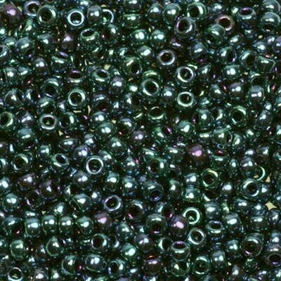 Seed Beads 11/0 Metallic Iris Gunmetal