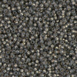 Seed Beads 11/0 Dyed Rustic Grey SL Alabaster