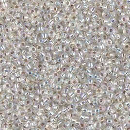Seed Beads 11/0 Silver Lined Crystal AB