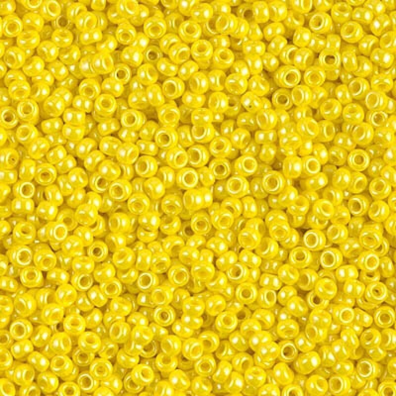 Seed Beads 11/0 Opac Yellow
