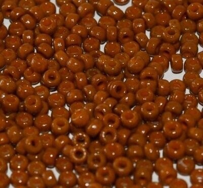 Seed Beads 11/0 Duracoat Opq Sienna