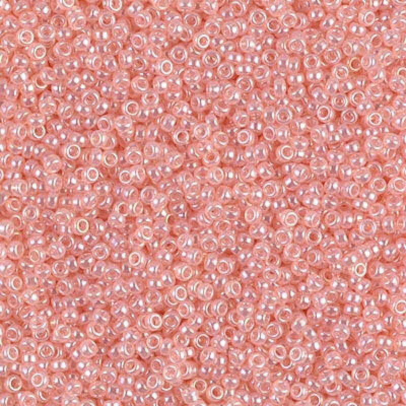 Seed Beads 15/0 Pink Pearl Ceylon