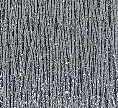 Elastik Metallicfaden silber 0,15 mm 15 Meter