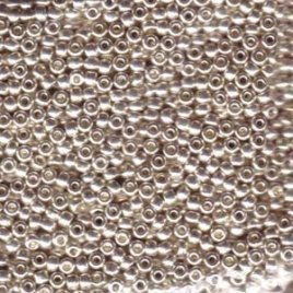 Seed Beads 8/0 Galvanized Silver