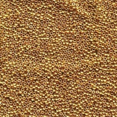 Seed Beads 15/0 Galvanized Gold