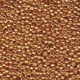Seed Beads 8/0 Galvanized Gold