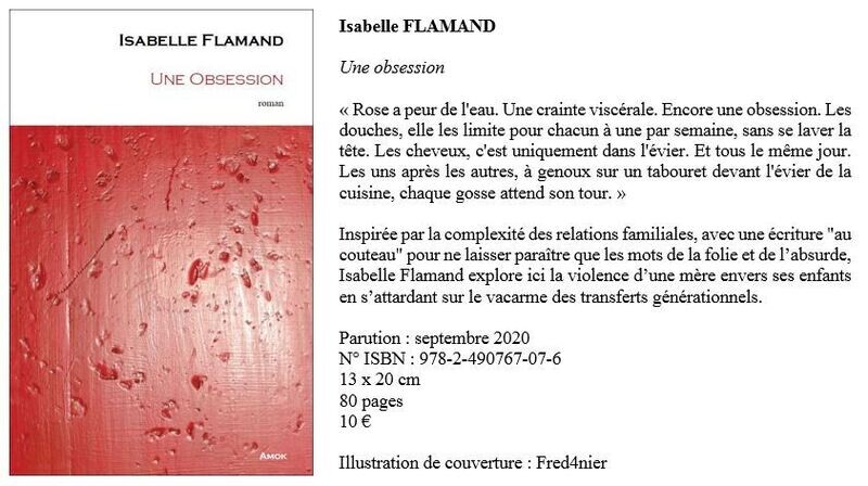 FLAMAND Isabelle - Une obsession