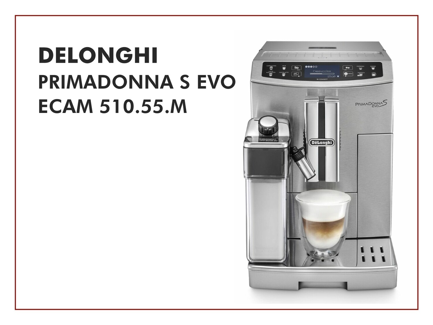 DeLonghi Primadonna S Deluxe Espresso Maker | Coffee Roasters Asia
