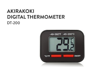 Akirakoki Digital Thermometer DT-200 Black Akirakoki Digital Thermometer DT-200 Black