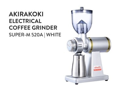 Akirakoki Electrical Coffee Grinder M-520A White Akirakoki Electrical Coffee Grinder M-520A White