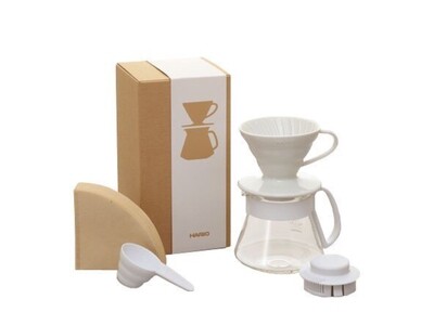 HARIO V60 Color Dripper & Pot 01 VDS-3012W HARIO V60 Color Dripper & Pot 01 VDS-3012W