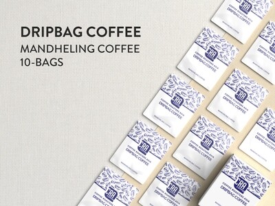 Drip Bag Coffee - Mandheling Coffee 10 bags Drip Bag Coffee - Mandheling Coffee 10 bags