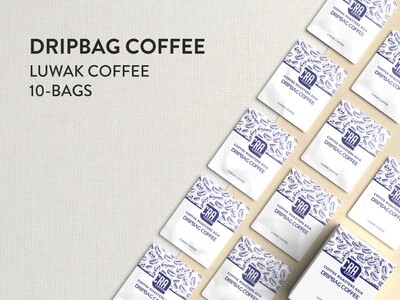 Drip Bag Coffee - Kopi Luwak Coffee 10 bags Drip Bag Coffee - Kopi Luwak Coffee 10 bags
