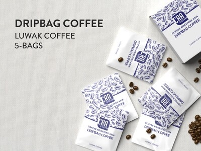 Drip Bag Coffee - Kopi Luwak Coffee 5-bags Drip Bag Coffee - Kopi Luwak Coffee 5-bags
