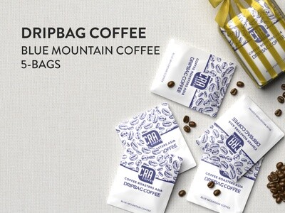 Blue Mountain Drip Bag Coffee - 5 bags Blue Mountain Drip Bag Coffee - 5 bags