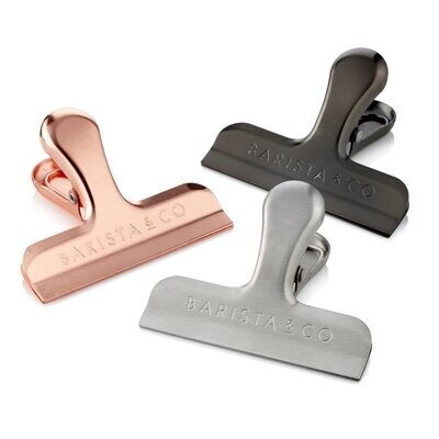 Barista & Co Coffee Bag Clips Set of 3 - Electric Metals Barista & Co Coffee Bag Clips Set of 3 - Electric Metals