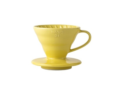 HARIO V60 Coffee Dripper 01 Ceramic - Yellow