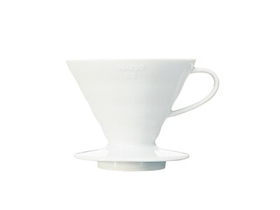 HARIO V60 Coffee Dripper 02 Ceramic - White HARIO V60 Coffee Dripper 02 Ceramic - White