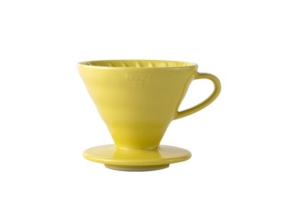 HARIO V60 Coffee Dripper 02 Ceramic - Yellow HARIO V60 Coffee Dripper 02 Ceramic - Yellow