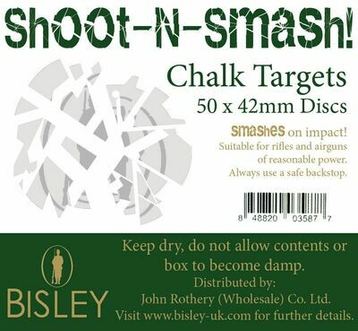 Chalk Targets Shoot-N-Smash by Bisley