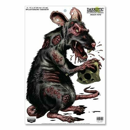Darkotic DRAINPIPE Zombie Splatter Targets