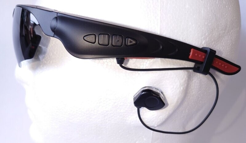 Optyshot Shooting Glasses with Electronic Hearing Protection