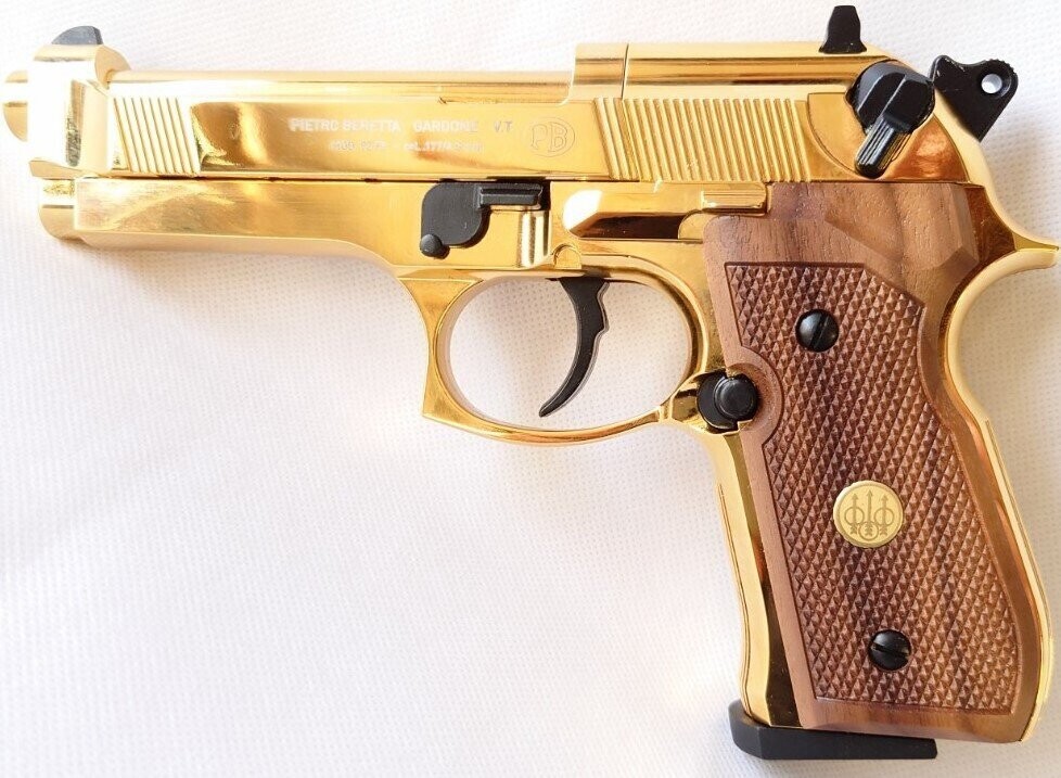 Beretta M92 FS Gold .177 Co2 Pistol