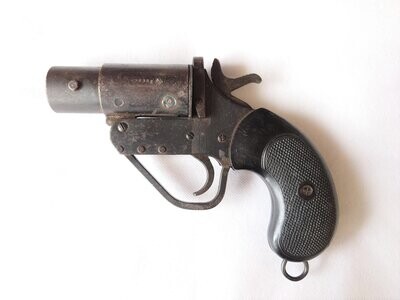 Deactivated British Molins Flare Pistol
