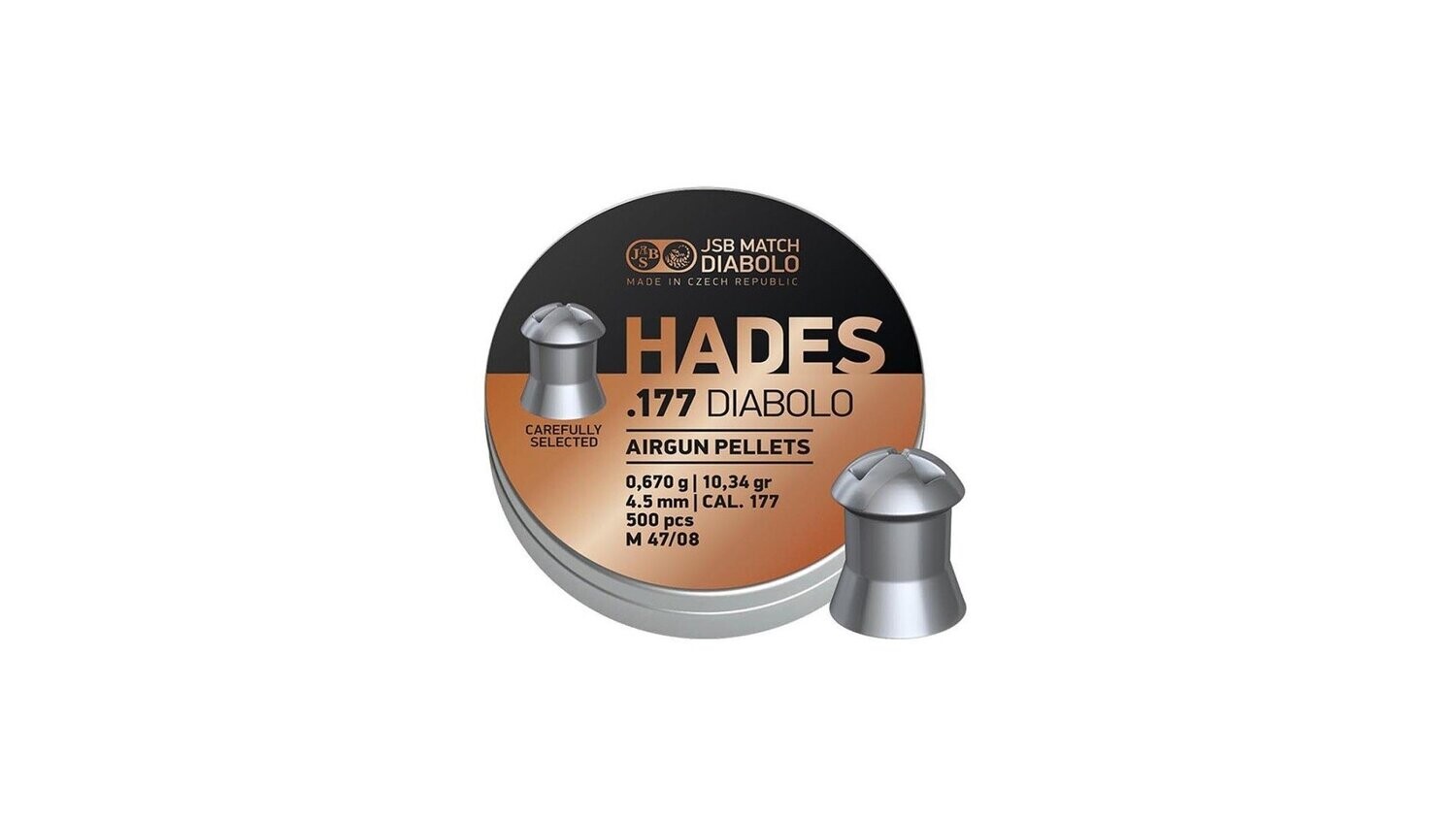 JSB Hades Pellets, Calibre: .177