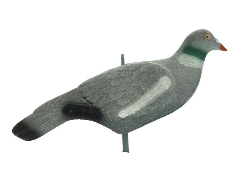 Flocked Pigeon Shells x6 with Pegs