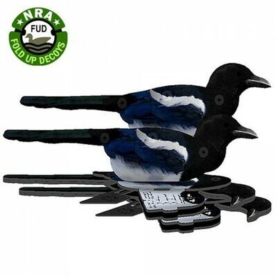 NRA FUD - Fold Up Decoys - Magpie 6 Pack