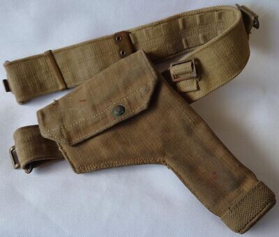 1935 British Holster With Later Dated Belt
