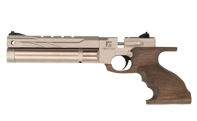 Reximex Mito Nickel & Walnut Edition Regulated PCP Air Pistol Reximex Mito Nickel & Walnut Edition Regulated PCP Air Pistol