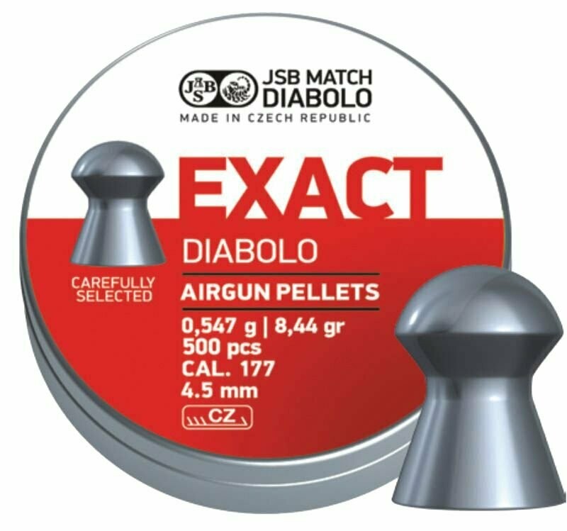 JSB Exact .177 Pellets, Tin of 500 JSB Exact .177 Pellets, Tin of 500