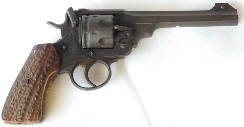 Deactivated Enfield made 'Webley' Mk VI .455 Service Revolver