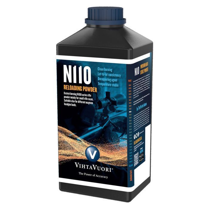 Vihtavuori N110 Rifle Powder 1kg Bottle Vihtavuori N110 Rifle Powder 1kg Bottle