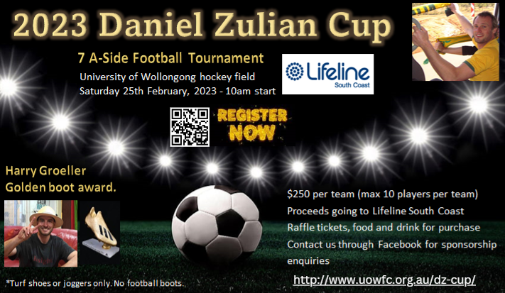 Daniel Zulian Cup 2023 individual player Entry