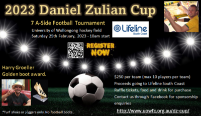Donation to DZ Cup 2023 Fundraiser by UOW Football Club