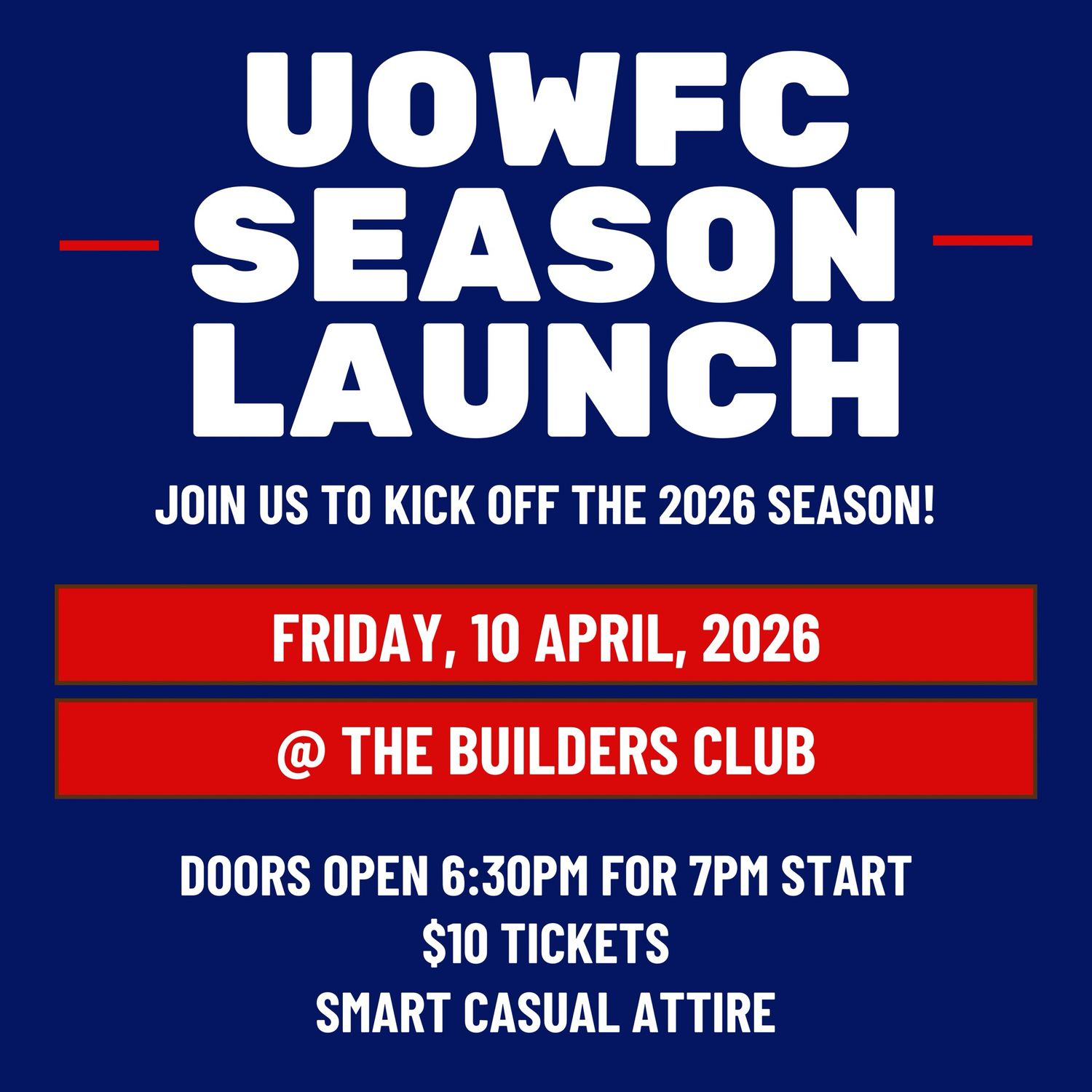 2026 Season Launch