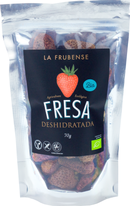 Fresa Deshidratada, Formato: 70 gr bolsa