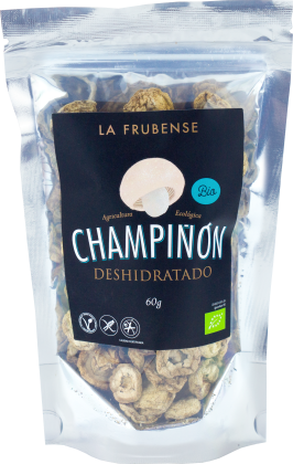 Champiñón Deshidratado, Formato: 60 gr bolsa