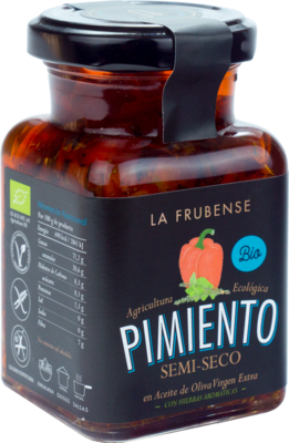 Pimiento seco con hierbas en aceite