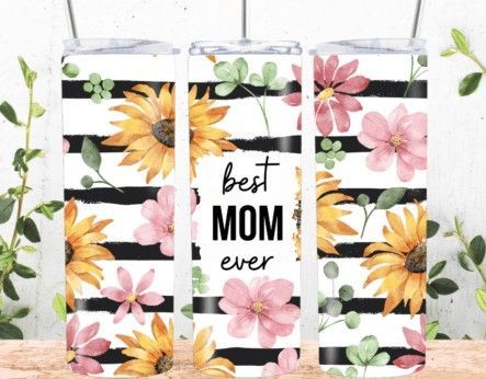 Best Mom Ever Black & White