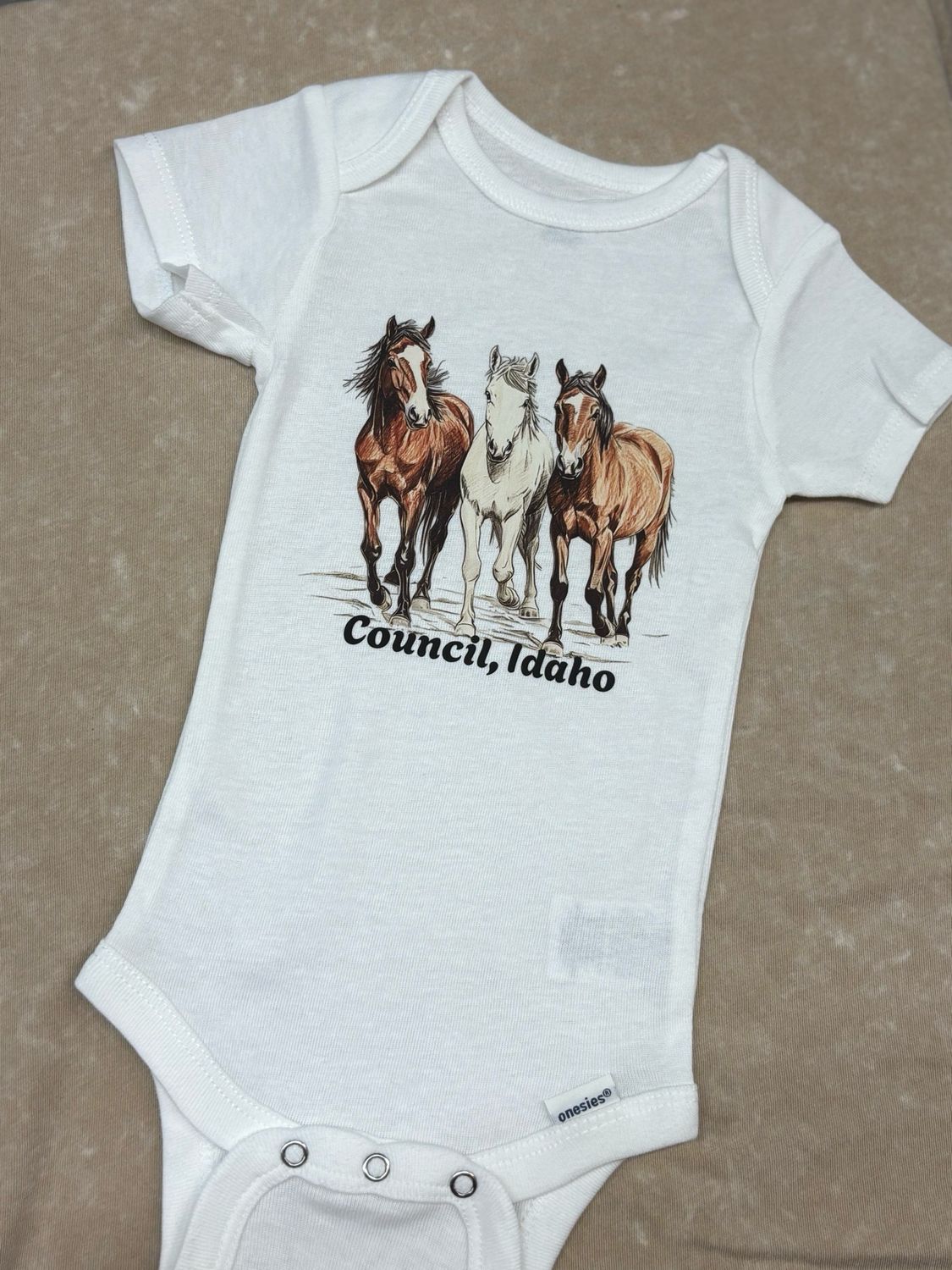 Horse Onesie, Council Idaho