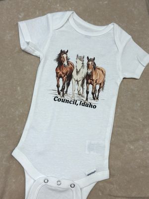 Horse Onesie, Council Idaho