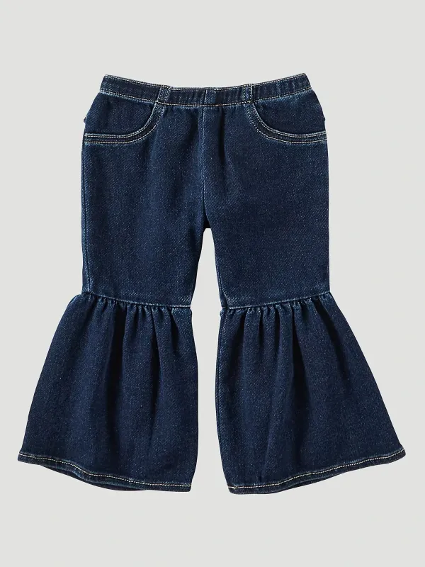 BABY GIRL RUFFLE LEG FLARE JEAN IN LACEY