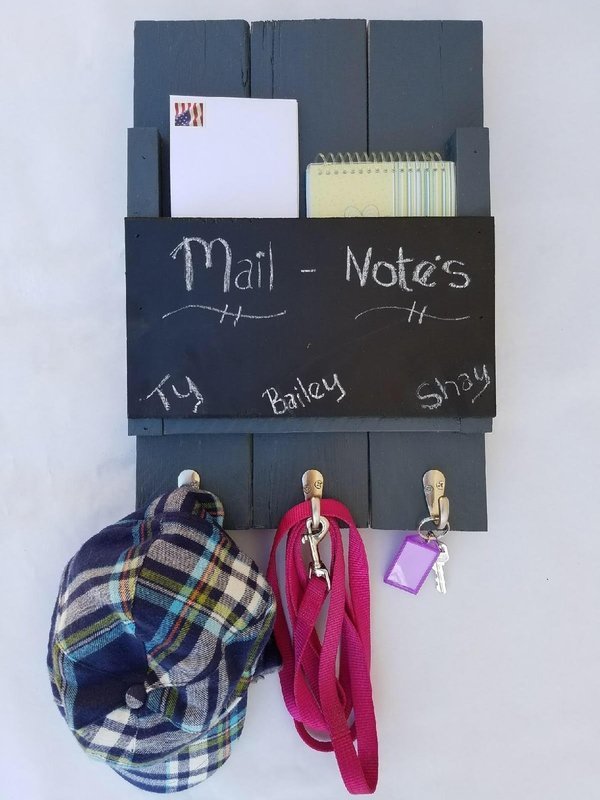 Chalkboard Key Holder