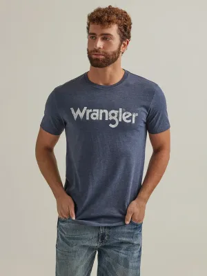 MEN'S WRANGLER KABEL LOGO T-SHIRT IN NAVY MEN'S WRANGLER KABEL LOGO T-SHIRT IN NAVY